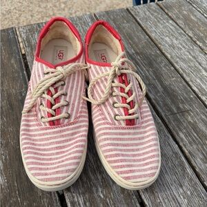 UGG Pure Mens Sneakers Size 11 Canvass Striped Laced Up